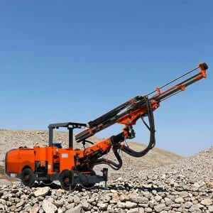 Heavy Duty Rock Drill Rig High Torque Output Hard Rock Conditions