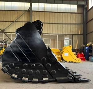 Heavy Duty Rock Quarry Bucket HDR Type for 1-60T Excavators Q345/Q460 Material