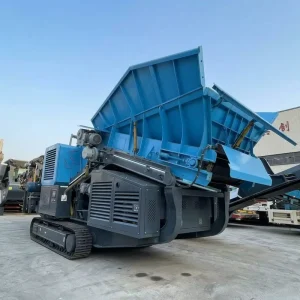 Heavy Duty Screening Machine 1548 Crawler Mobile Screening Plant Movable Flexible Aggregate Crusher PLC Core Components