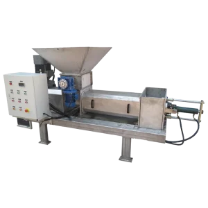 Heavy Duty Screw Press Dewatering Machine with Gear Motor and Bearing for Solid Liquid Separation