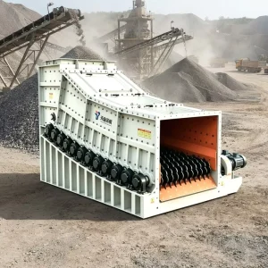 Heavy Duty Steel Roll Screen Machine with Vibrating Screening for Lumpy Material Sizing Operation