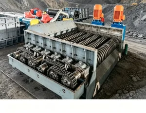Heavy-Duty Steel Roller Screen Gear Motor Engine Bearing 1-Year Warranty for Aggregates Limestone Crushing Screening Line