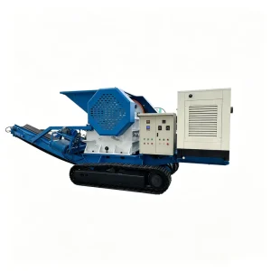 Heavy Duty Steel Track and Hydraulic Leg Support Crawler Mobile Jaw Crusher for Small to Medium Quarry Operation
