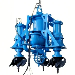 Heavy Duty Submersible Dredge Pump with Side Agitator and Water Jet System for Compact Sand and Hard Mud