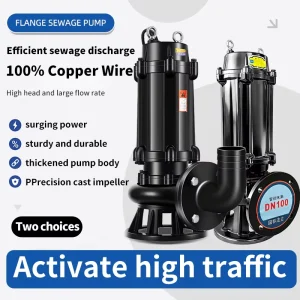 Heavy Duty Submersible Wastewater Pump Mine Dewatering Sewage Pump