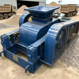 Heavy Duty Toothed Double Roller Crusher with AC Motor for Coal and Soft Rock Crushing in Cement & Chemical Industries
