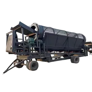 Heavy Duty Trommel Screen Machine Mining Ore Rock Mud Stone Sieving Wear Resistant Drum Screener