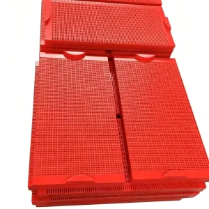 Heavy Duty Wear Proof PU Sieve Screen Plate for Iron Ore Processing and Continuous Mining Screen Work