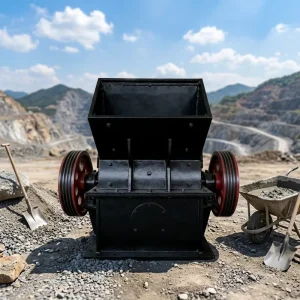 Heavy Hammer Mill Crusher Industrial Grade Ore Stone Crushing Equipment AC Motor Engine Bearing 60t/h Capacity