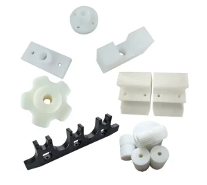 Heavy Mining Construction Machinery Custom Reinforced Nylon Irregular Bushing Gears Shock Absorbing Machined Plastic Wear Parts