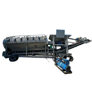 Heavy Mining Equipment with Eccentric Beating Drum Screen Gold Mining Equipment Gold Placer Drum Screen Gold Placer Chute