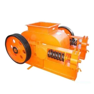 Heavy Stone 2PG Roll Crusher High Capacity Processing Unit in Brittle Material Coal Iron Ore Carbide Slag Quarry Production Line