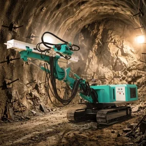Heavy duty High torque Precision controlled Crawler type Diesel Powered Tunnel Drilling Rig Max.50m Drilling Depth for Mining