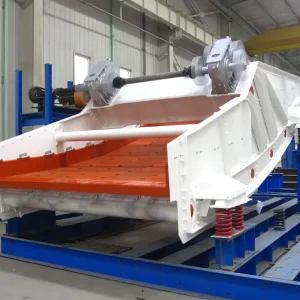 Henglan High capacity Linear Banana Screen with Motor for High moisture Materials in Mineral Processing Anti clogging Function