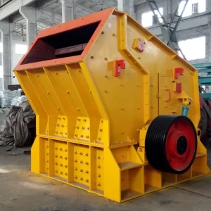Hengxing Impact Crusher for Construction Mining Ores Rocks 15-30t/h Capacity Core Components AC Motor Bearing