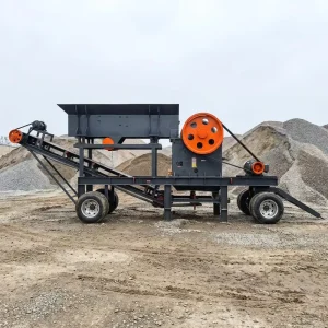 High Capacity 15-20 TPH Mobile Stone Crusher PE250x400 Portable Jaw Crusher for Granite Basalt Crushing 12 Months Warranty