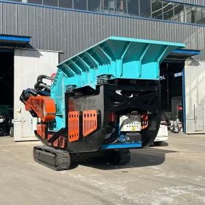 High Capacity 90 120t h Crawler Mobile Box Hammer Crusher Heavy Duty Box Type Stone Crushing Plant for Mining & Construction