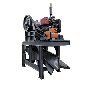 High Capacity Diesel Engine Motor Machine Rock Stone Crushing Jaw Crusher Machine