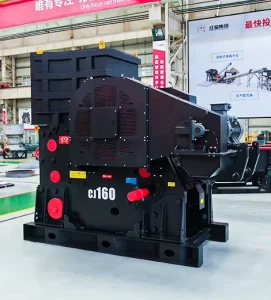 High Capacity Jaw Crusher CJ160 with Bearing 430-1145t/h for Quarry Processing AC Motor & High Productivity