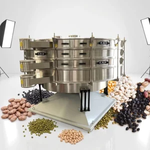 High Capacity Multi layer Circular Swing Separator Bearing Stainless Steel Sieve for Flour Sugar Grain Particle Grading