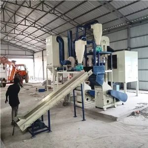 High Capacity PCB Recycling Machine Circuit Board Scrap Recycling Plant Air Gravity & Electrostatic Combined Separator