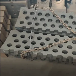 High Capacity PCZ1620 Crusher Wear Parts High Manganese Grate Plate for Abrasive Materials
