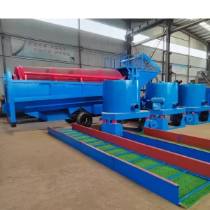 High Capacity Portable Automatic Gold Mining Trommel with Sluice Box and Mobile Screen 3-30KW 380V/415V/440V