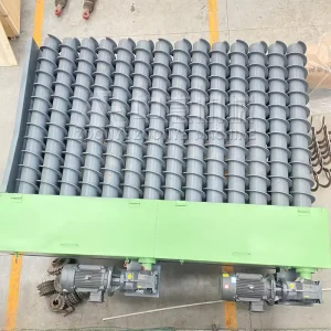 High Capacity Spiral Screen 100TPH Municipal Solid Waste Sorting Classification Equipment with Motor Pump 3 7.5kW Power