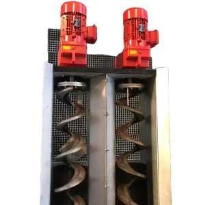 High Capacity Twin Shaftless Stainless Steel Screw Conveyor Heat Resistant 0.5m/s Speed Energy Mining Use