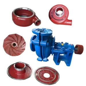 High Chrome Slurry Pump Wear Parts Set Volute Impeller Liner for Mining Ore Tailings Transfer Abrasion