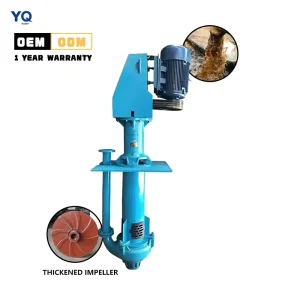 High Chromium Vertical Submerged Slurry Pump Vertical Sump Pump for Mining Tailings Industrial Sludge