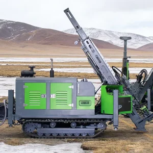 High Efficiency 1000m Exploration Core Drilling Rig Machines Mine Crawler Mounted Down the Hole Stone Sample CE ISO