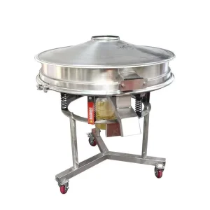 High Efficiency 304 Stainless Steel Fine Powder Sifting Machine Pure Copper Motor High Frequency Vibrating Screen Stable