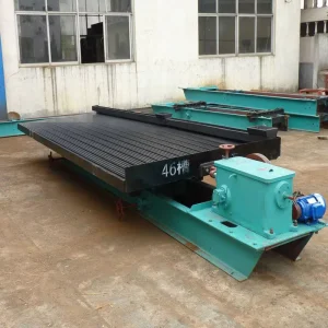 High Efficiency Alluvial Gold Concentration Shaking Table Gravity Tungsten Tin Ore Separation Equipment Processing Capacity 2t/h