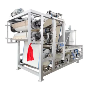 High Efficiency Automatic Belt Filter Press Machine Dewatering Equipment for Paper Factory Food Processing Sludge
