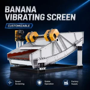High Efficiency Bulk Sorting Machine Mining Construction Material Processing Banana Vibrating Screen Machine