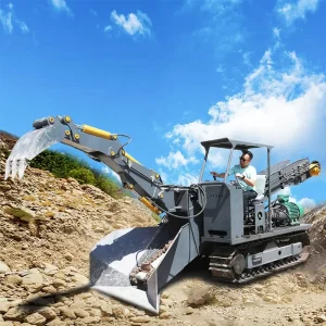 High Efficiency Crawler Type Mining Slag Raking Machine Small Tunnel Gold Mining Equipment Mucking Rock Loader