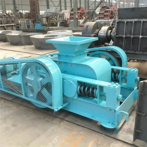 High Efficiency Double Roller Crusher Engine AC Motor for Medium Hard Rock Crushing Mining Metallurgy Industry Large Capacity
