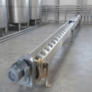 High Efficiency Dust Free U Shaped Screw Conveyor Industrial Stainless Steel 304 316 Food Grade Powder Auger Feeder Machine