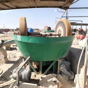 High Efficiency Gold Ore Milling Wet Pan Mill Machine