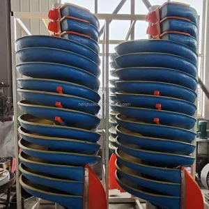 High Efficiency Gravity Spiral Separator for Gold Tin Tungsten Ore Mineral Processing