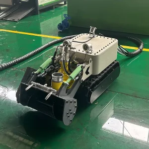 High Efficiency Hydraulic Dredging Robot Intelligent Tracked Silt Cleaning Equipment for Canal Reservoir Pond Mud Cleaning