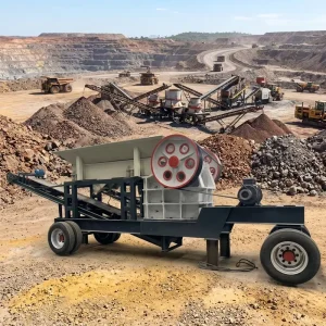 High Efficiency Hydraulic Jaw Crusher Mining Heavy Duty Aggregate Processing Ore Crusher Line Max.100t/h