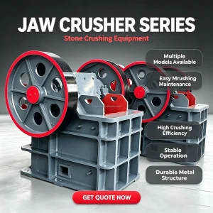 High Efficiency Industrial Jaw Crusher Machine for Mining Quarry Crushing Plant