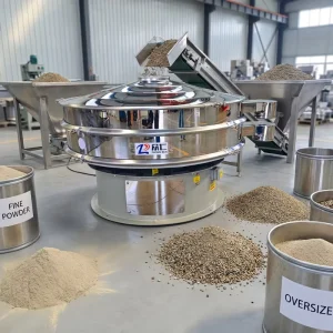 High Efficiency Industrial Vibrating Separator Machine Multi layer Circular Sifter for Chemicals