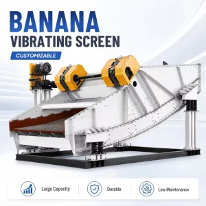 High Efficiency Large Output Continuous Operation Quarry Rock Screening System Sand Line Banana Motor Engine