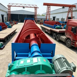 High Efficiency Mineral Machinery Equipment Gold Mining Separator Ore Processing Plant Machine Spiral Classifier