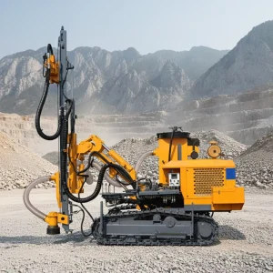 High Efficiency Mining Portable Drilling Equipment Rotary Crawler DTH Drilling Rig Machine