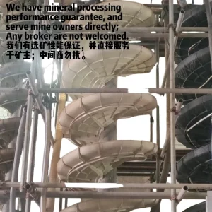 High Efficiency Mining Spiral Chute Gold Lead Zinc Ore Separation Equipment