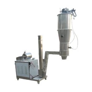 High Efficiency Mobile Lifting Vacuum Conveyor Feeder Machine Lifting Height 2 m New Dust Free Vacuum Feeder